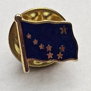 Alaska State Flag tie tac lapel